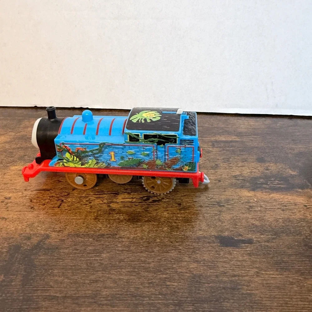 Mattel Thomas‎ & Friends Motorized Engine 2013 Blue Jungle Track Master Limited